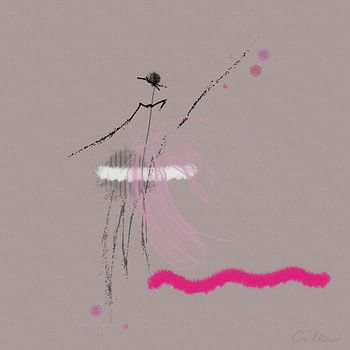 Let op mijn roze kleur