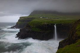 Faroe Islands - Stormy day on the Atlantic Ocean by AylwynPhoto