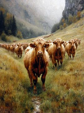 Schots Hoogland vee van Max Steinwald