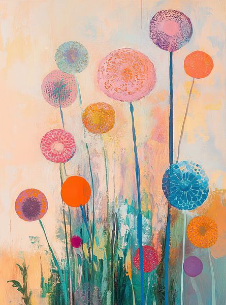 Flower garden by Wonderful Art