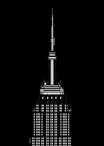 Empire State Building bij nacht van Govart (Govert van der Heijden)