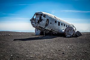 Flugzeugwrack Sólheimasandur Island von Chris Snoek