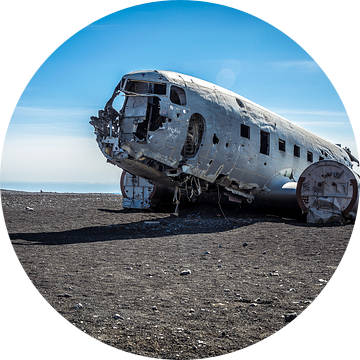 Sólheimasandur vliegtuik wrak IJsland van Chris Snoek