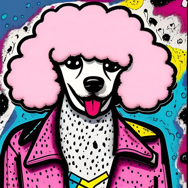 Pink Poodle Club 6 by The Art Kroep