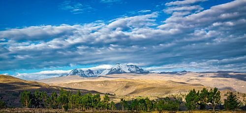 Prachtige wolkenlucht, landschap, Heilige vallei, Peru