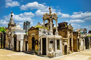 sehenswürdigkeit Friedhof von Recoleta in Buenos Aires Argentinien von Dieter Walther