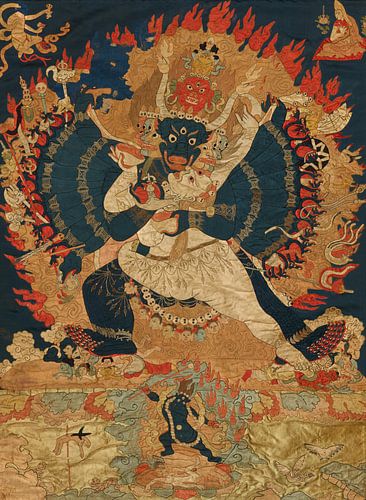 Yama en consorten, Tibet