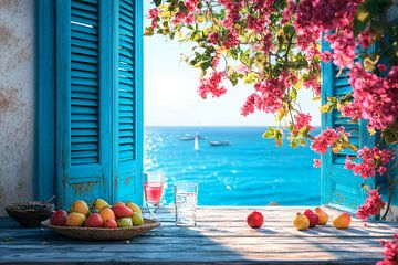 Sea view fruits by Poster Art Shop