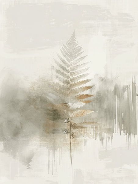 Botanisch minimalisme, wabi-sabi van Japandi Art Studio