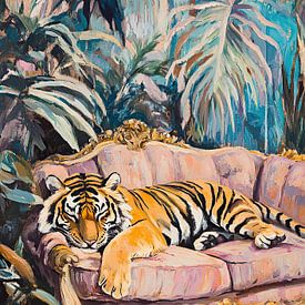 The tiger sleeps by Niklas Maximilian