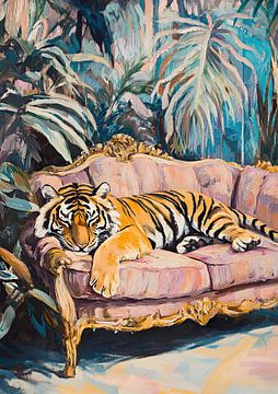 The tiger sleeps by Niklas Maximilian