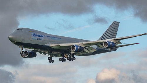 Silkway West Airlines Boeing 747-400F cargo aircraft. by Jaap van den Berg