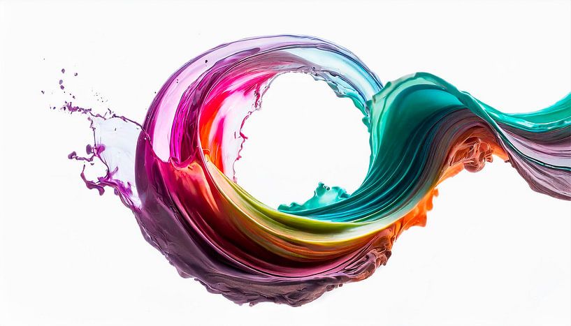 Wellen mit Farben von Mustafa Kurnaz