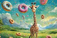 Giraffe in het land van melk en honing