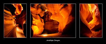 Drieluik Antilope Canyon