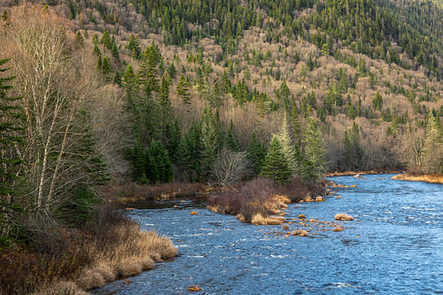 De wilde rivier van Jacques-Cartier