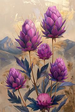 Velvet Gold Bloom van I ❤ Bloemen