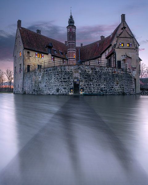 Kasteel Vischering, Münsterland, Duitsland van Alexander Ludwig