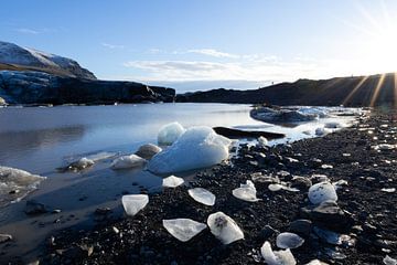 Skaftafellsjökull - Ijsland van Christa Clerx