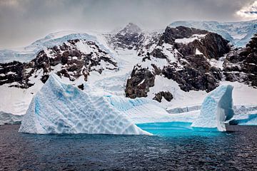 De ijsbergen van Antarctica van Roland Brack