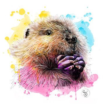 Beaver by Sue Art studio