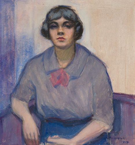 Portrait of a Woman, 1914, Jalmari Ruokokoski