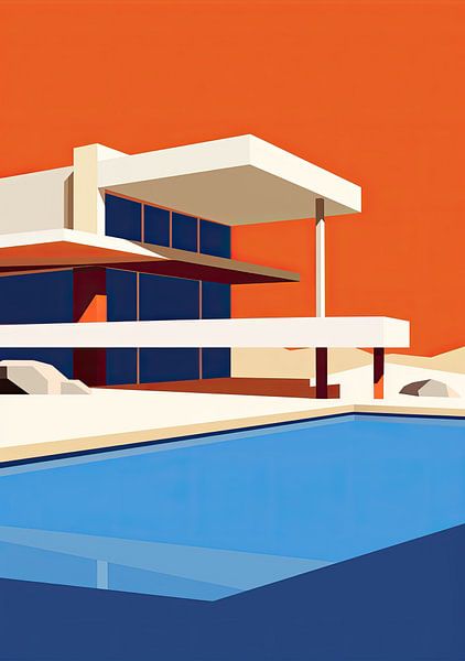 Bauhaus poster art print by Niklas Maximilian