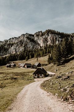 Berglandschap Oostenrijk | Oostenrijk fine art print van Anouk Strijbos