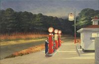 Gas - Edward Hopper by Mooie Meesters thumbnail