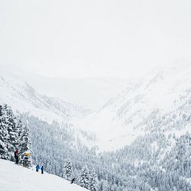 Zillertal Alps in Austria in the Winter by Patrycja Polechonska