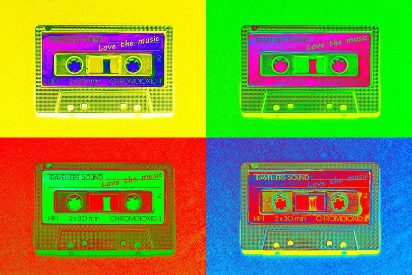 Musik Kassette MC PopArt von Frank Kremer