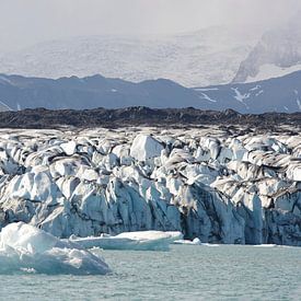 Vatnajokull gletsjer - IJsland van Barbara Brolsma