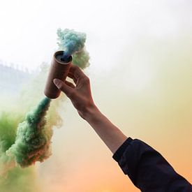 Inauguration Feyenoord smoke bomb sur Feyenoord Kampioen