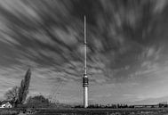 Black and white Gerbrandytoren or radio mast in IJsselstein by Patrick Verhoef thumbnail