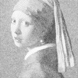 Meisje met de Parel - the dotted version von Marja van den Hurk