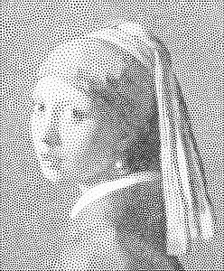 Meisje met de Parel - the dotted version