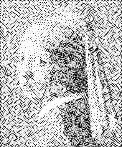 Meisje met de Parel - the dotted version