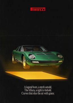 Lamborghini Miura Vintage by Ali Firdaus