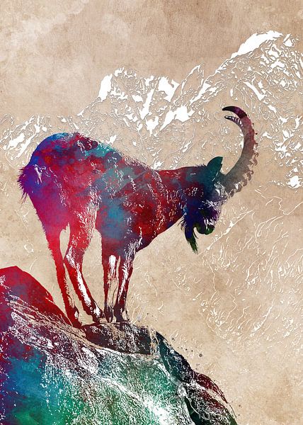 Alpensteinbock von JBJart Justyna Jaszke