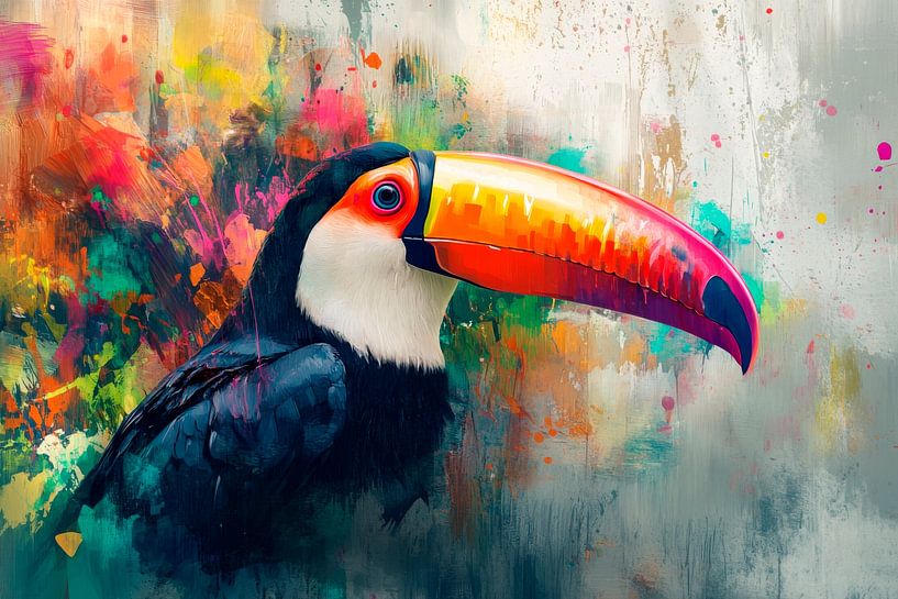 Toucan colour splendour by Poster Art Shop