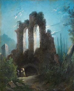 Ruines au clair de lune, vers 1830 sur Atelier Liesjes