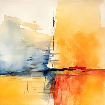 Kleurrijk abstract schilderij 99941 van Abstract Schilderij