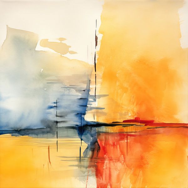 Peinture abstraite colorée 99941 par Peinture Abstraite