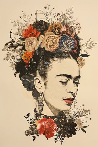Bloemenportret Frida