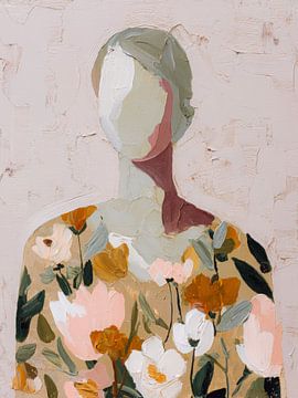 Floral Identity - Woman Without a Face