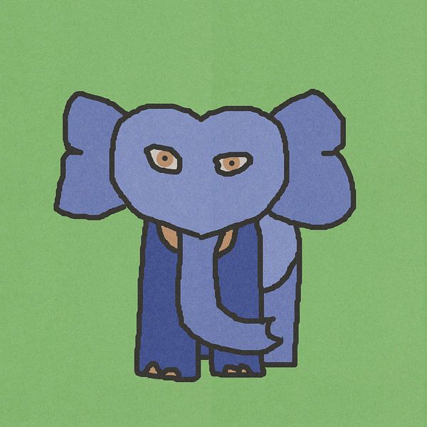 ÉLÉPHANT DE PAPIER 1 par Susan Keer