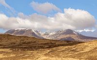 Rugged mountainous landscape in Central Highlands, Scotland, Great Britian