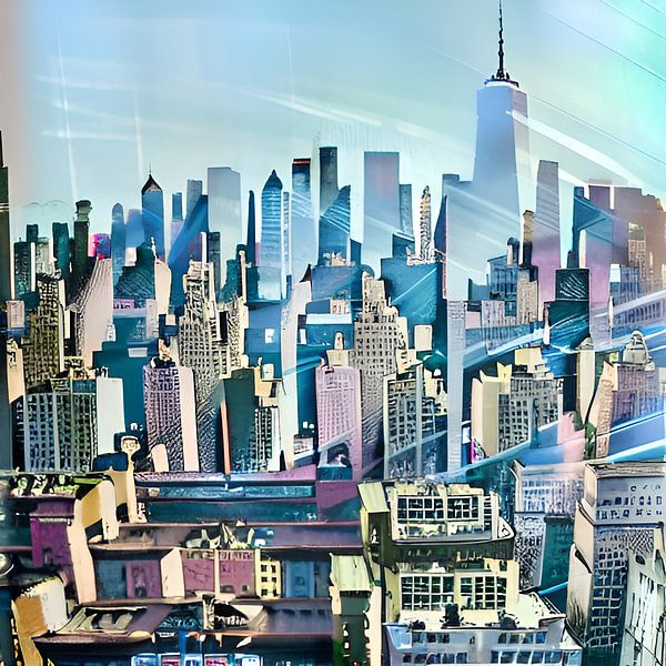 New York City Imagination V by Caroline Boogaard