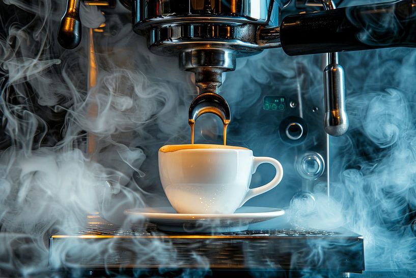cup of coffee or cappuccino by Egon Zitter
