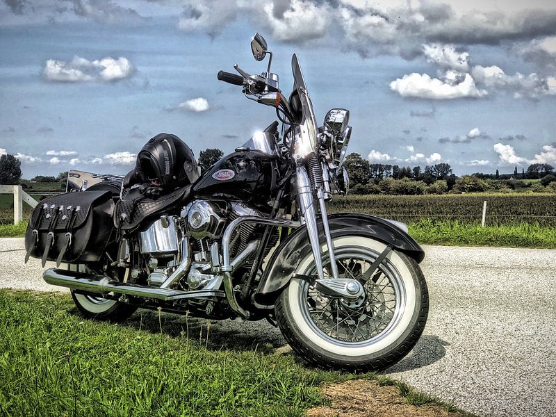 Harley Davidson Heritage Springer FLSTS Holland Sky by harley davidson